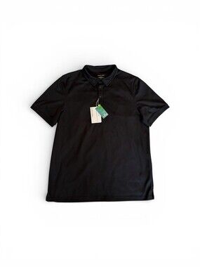 North End Express Tech Performance Polo Short Sleeve Shirt Men Large NE112 Black